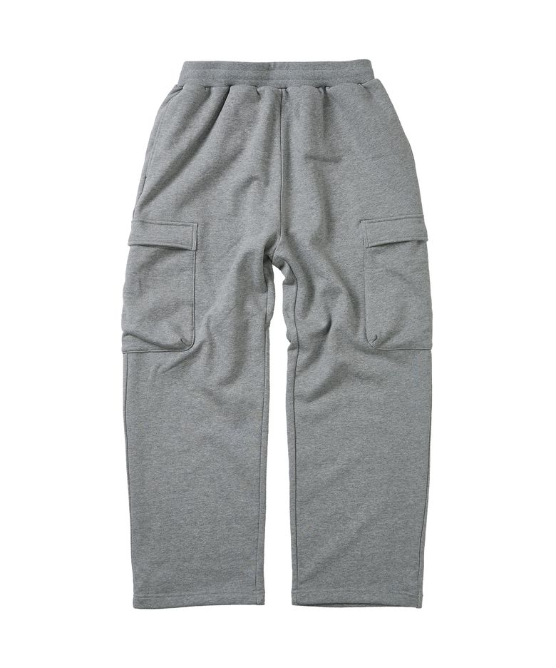 필드 카고 스웻 팬츠 멜란지 그레이