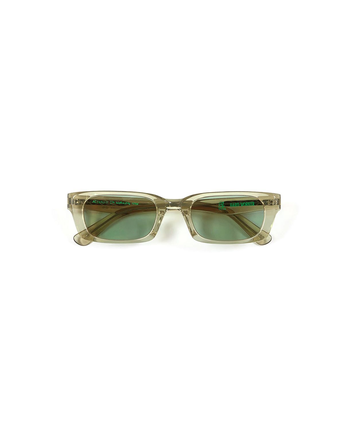 엠엠엘지(MMLG) [Mmlg GNGR] HARD WORKER SUNGLASSES (ECRU)