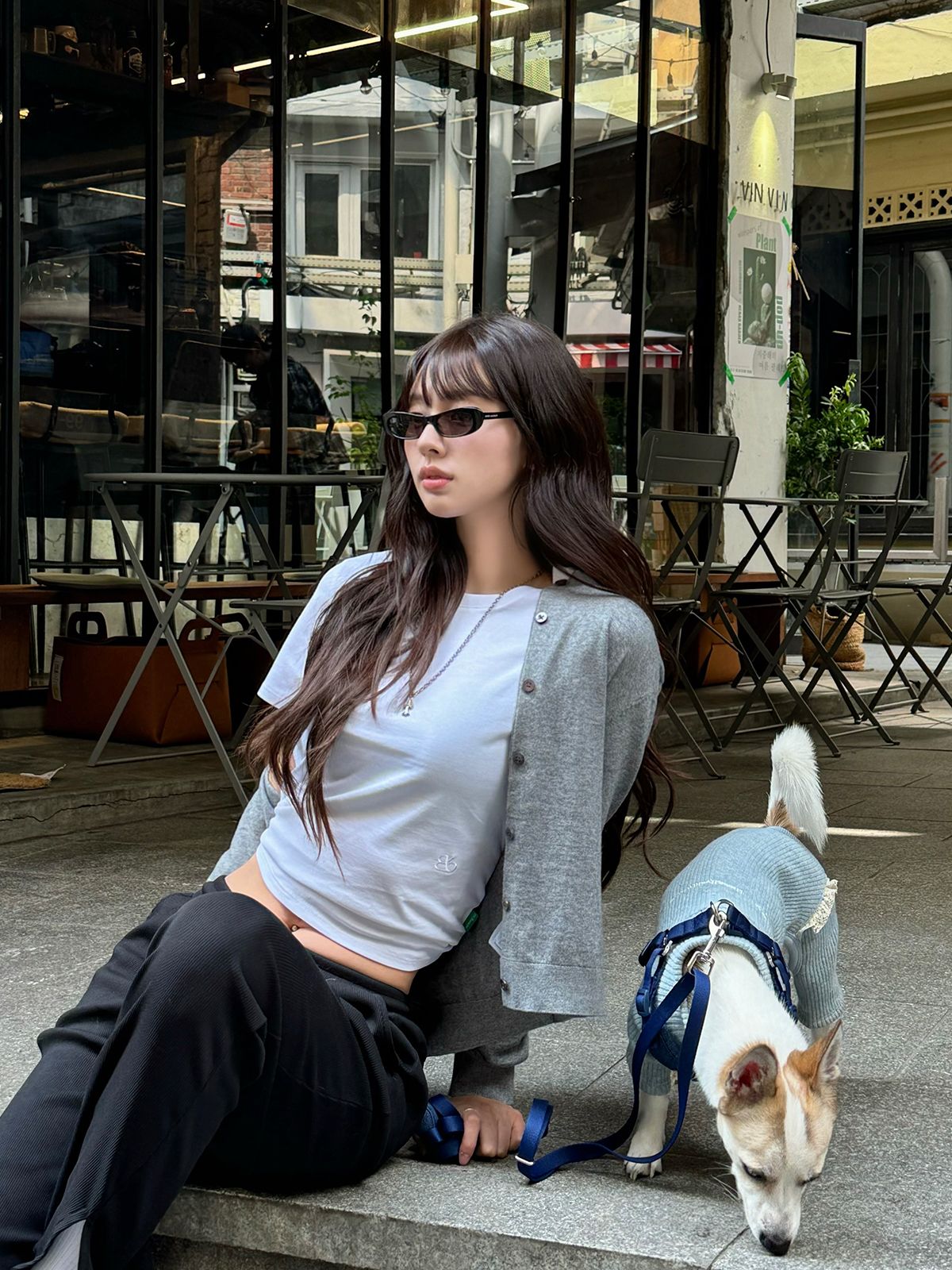 비플랫 베네통(Bb' BENETTON) 비비 슈퍼 싱글 크루넥 반팔 티셔츠 (White)