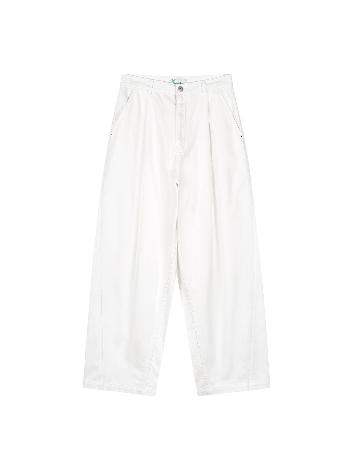 비플랫 베네통(Bb' BENETTON) 트윌 와이드 팬츠 (Off White)