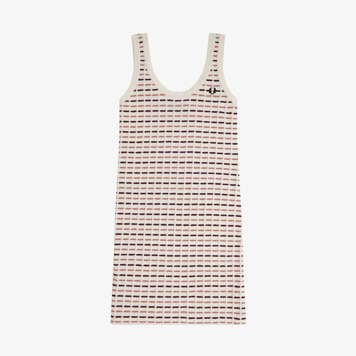 프레드페리(FRED PERRY) [Womens] 부클 니트 드레스 - 실키피치 AFPF2519186-R33