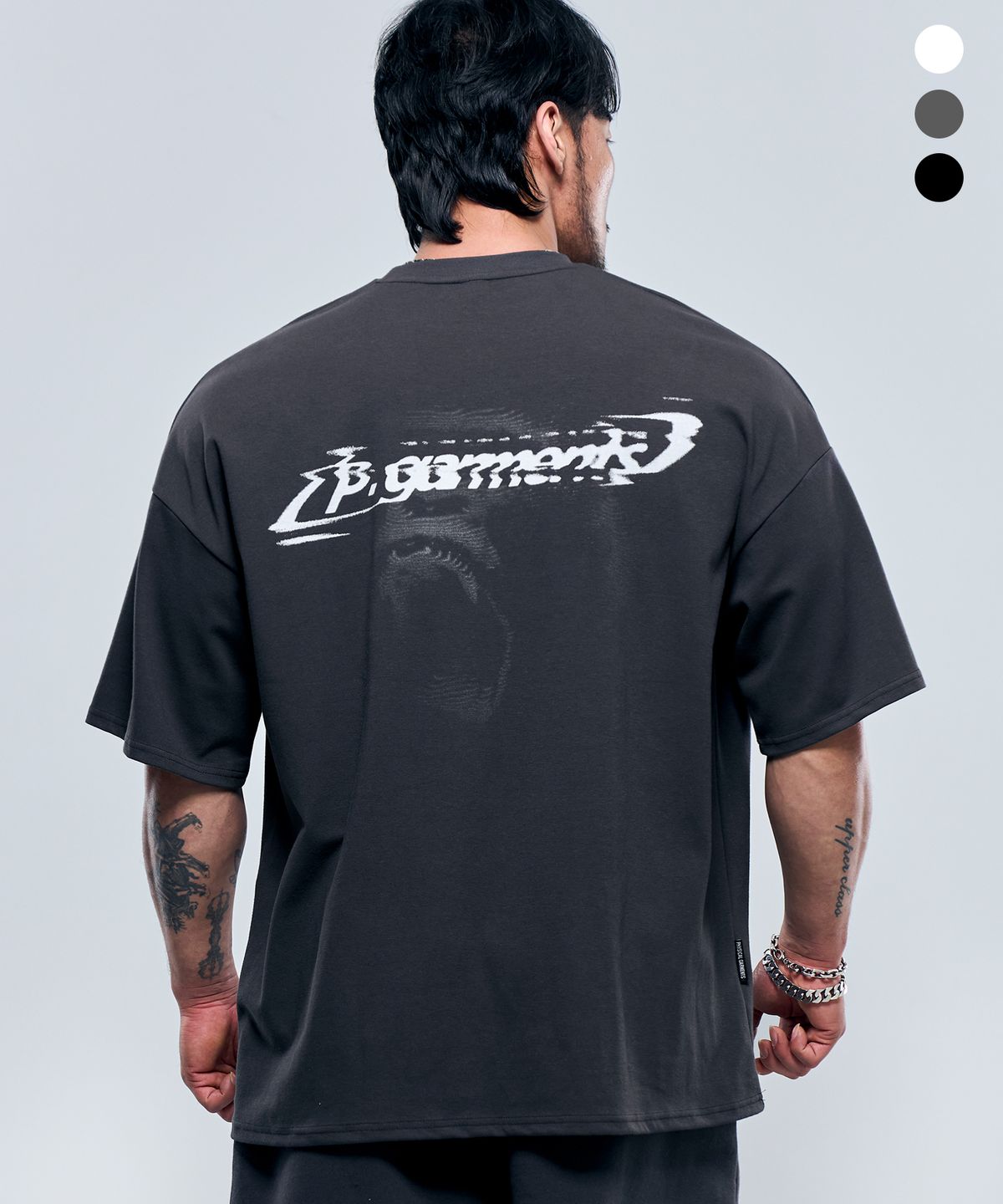 피지컬가먼츠(PHYSICAL GARMENTS) P2502 코튼메쉬 와일드 자이언트 반팔 [3COLOR]