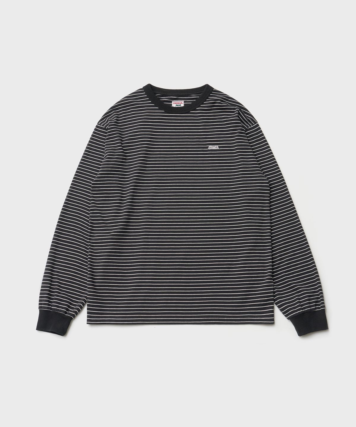 르티그레(LE TIGRE) Stripe longsleeve T-shirt (Black)