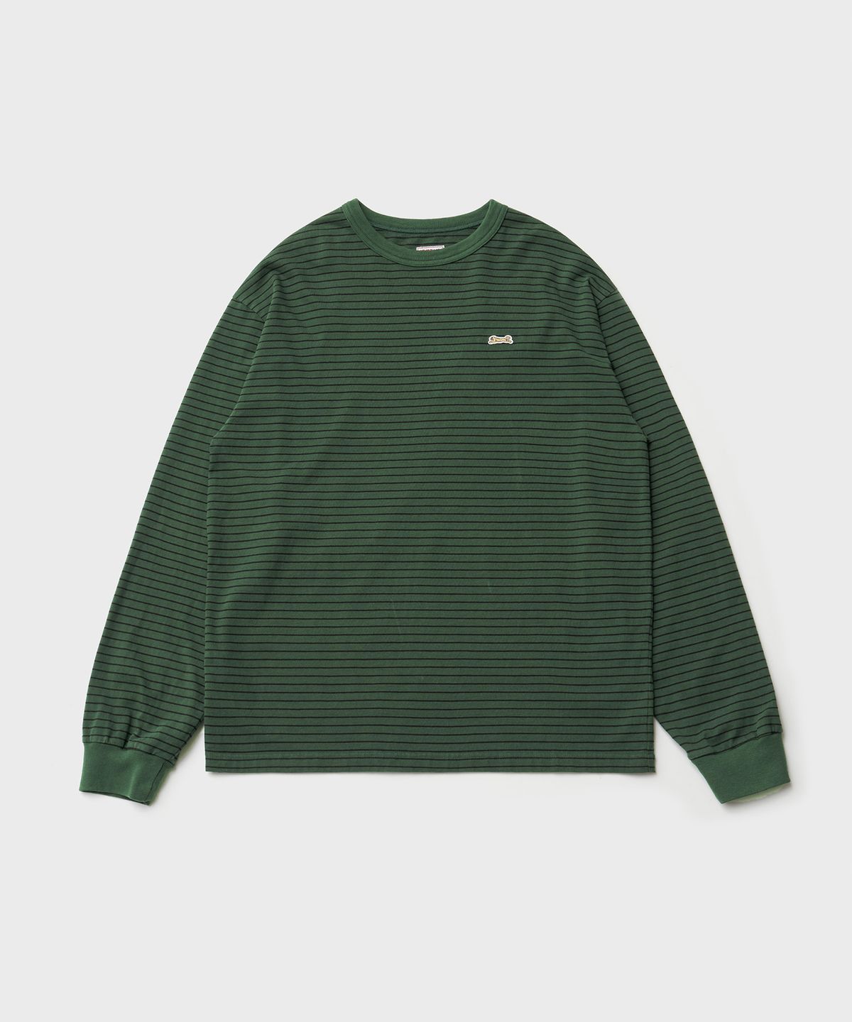 르티그레(LE TIGRE) Stripe longsleeve T-shirt (Kelly Green)