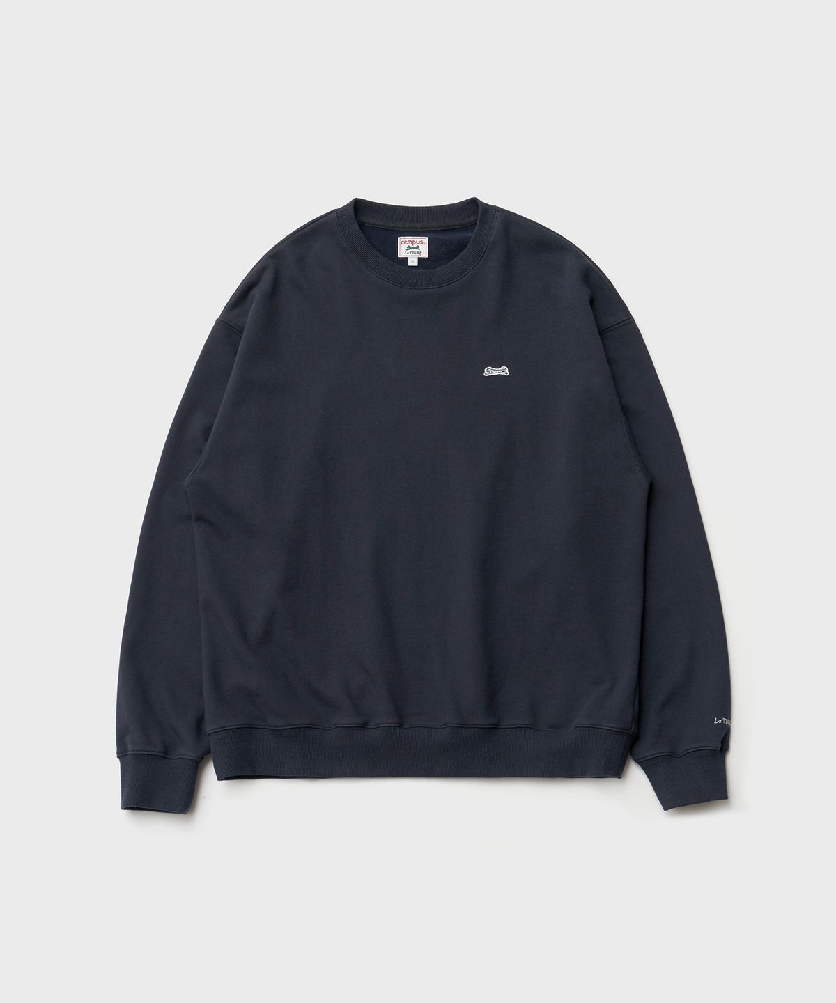 르티그레(LE TIGRE) Classic Applique sweatshirt (Navy)