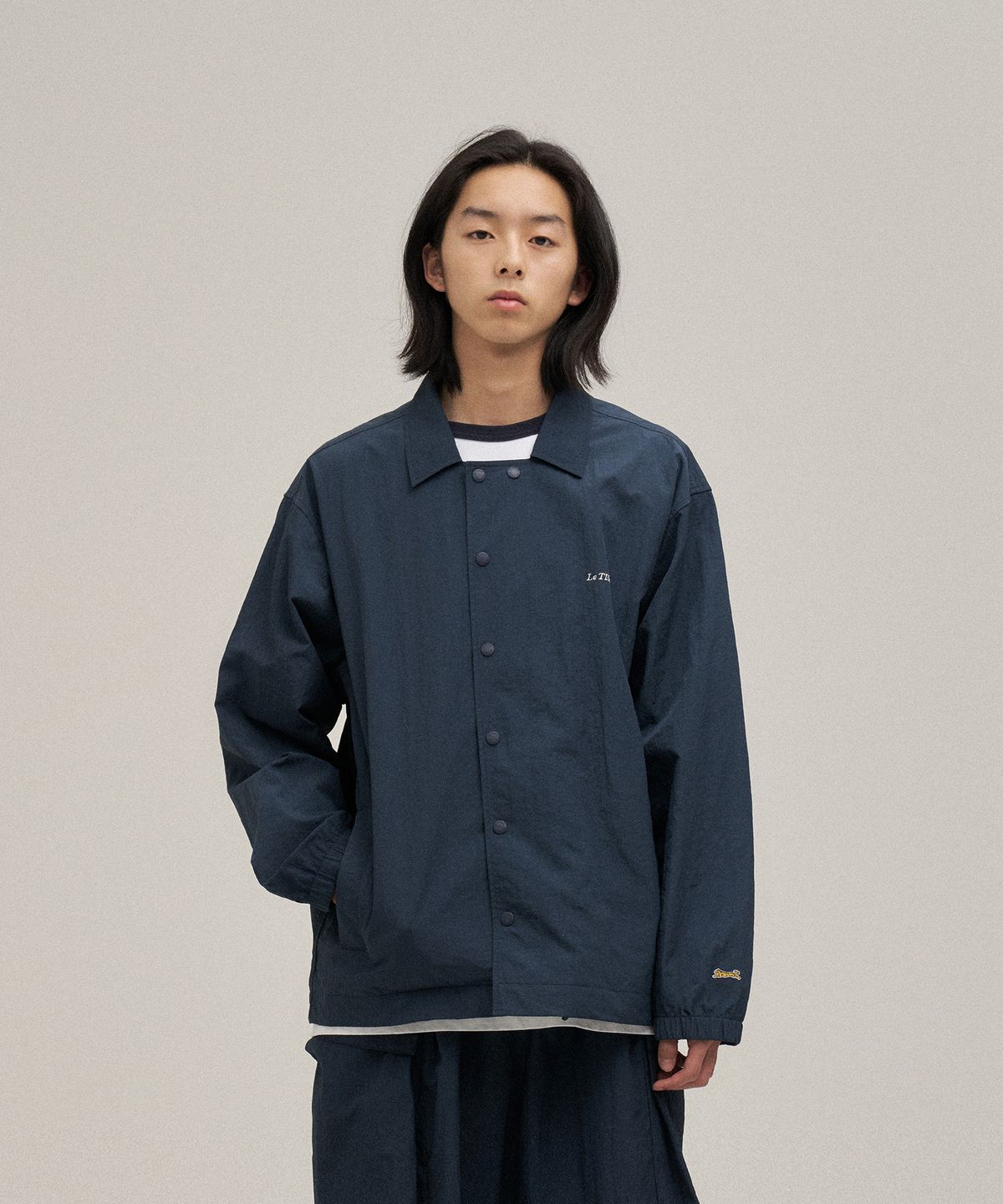 르티그레(LE TIGRE) Modern Coach jacket (Light Navy)