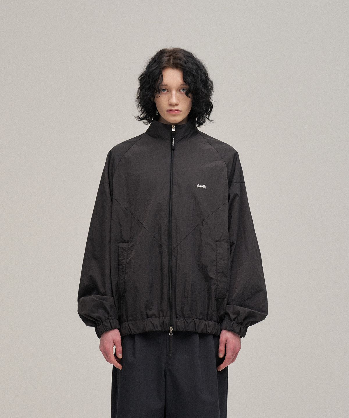 르티그레(LE TIGRE) Flow windbreaker Jacket (Charcoal)
