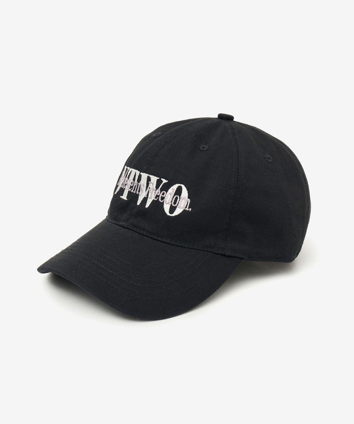 브이투(VTWO) 프리덤 코튼 볼캡 (BLACK)