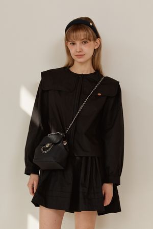 ANC NYLON MINI SHOULDER BAG_BLACK
