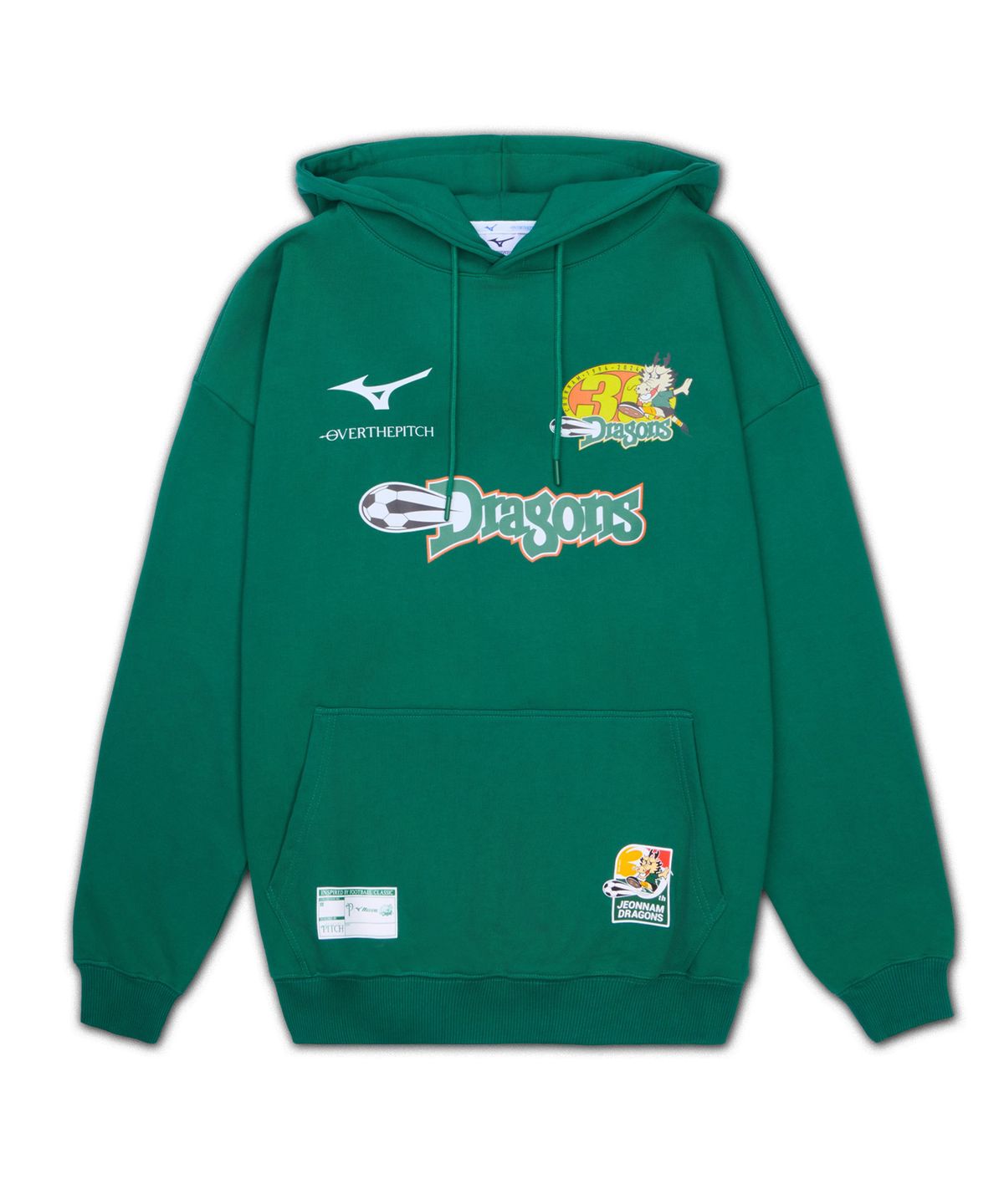 전남드래곤즈(JEONNAM DRAGONS) 전남드래곤즈 x 오버더피치 x 미즈노 30주년 후드