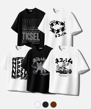 25S/S 그래픽 오버핏 티셔츠 5종 택1