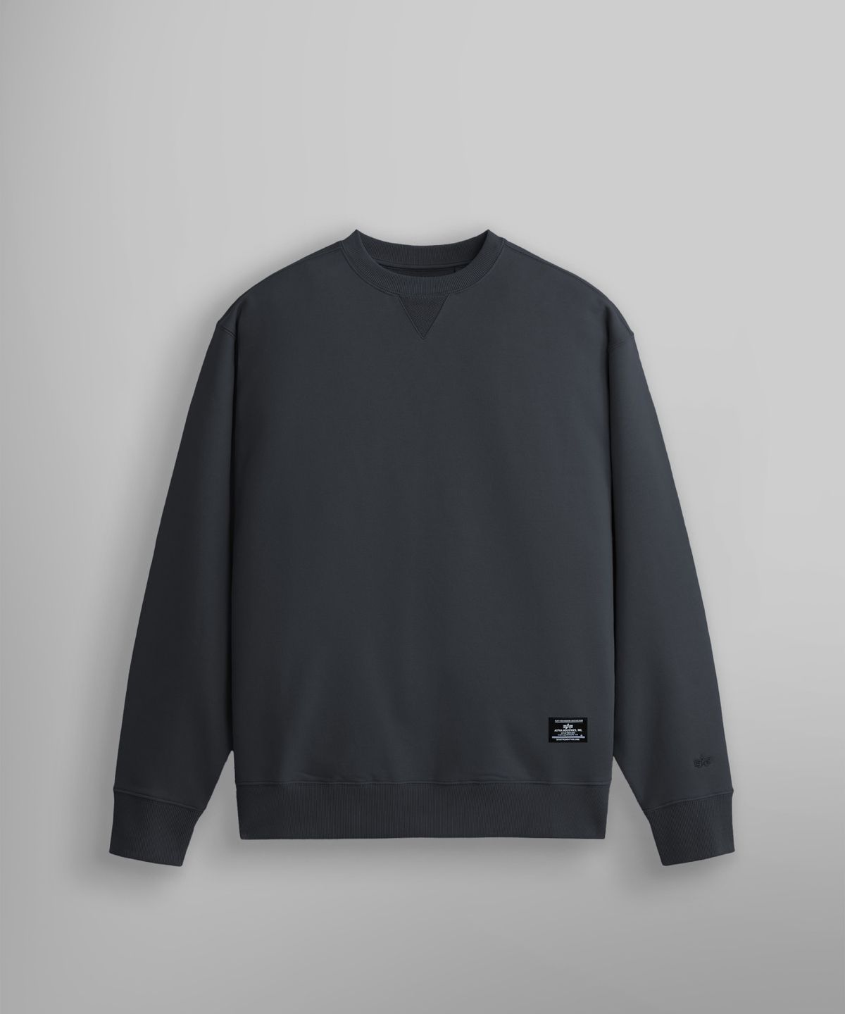 알파 인더스트리(ALPHA INDUSTRIES) 에센셜 프렌치 테리 크루넥 GEN II 블랙