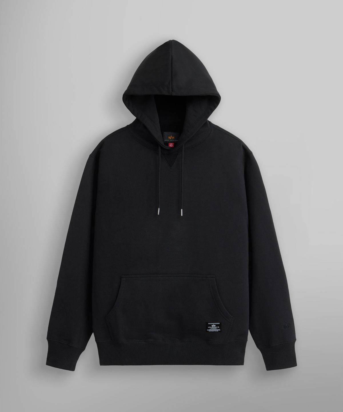 알파 인더스트리(ALPHA INDUSTRIES) 에센셜 프렌치 테리 후디 GEN II 블랙