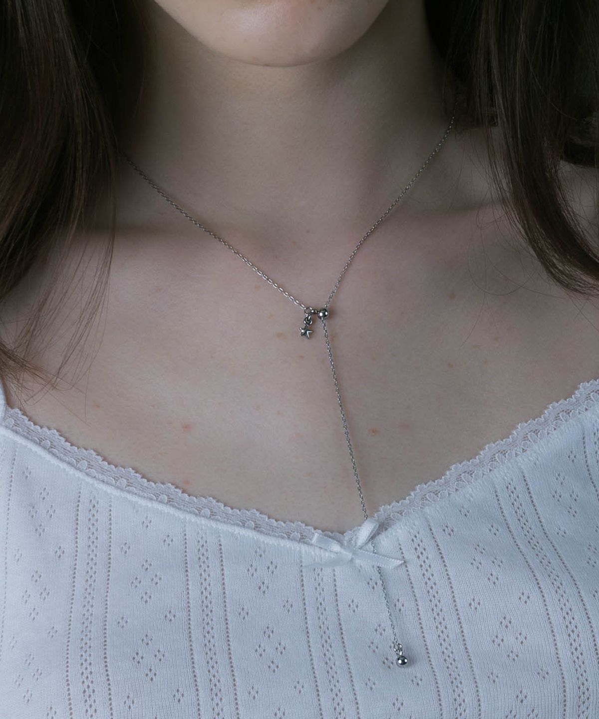 펄리모어(PEARLY MORE) 스몰 스타 데일리 목걸이_PM25N006SS