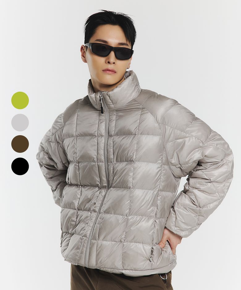 탱커 라이트 스탠넥 패딩 자켓 (4color)