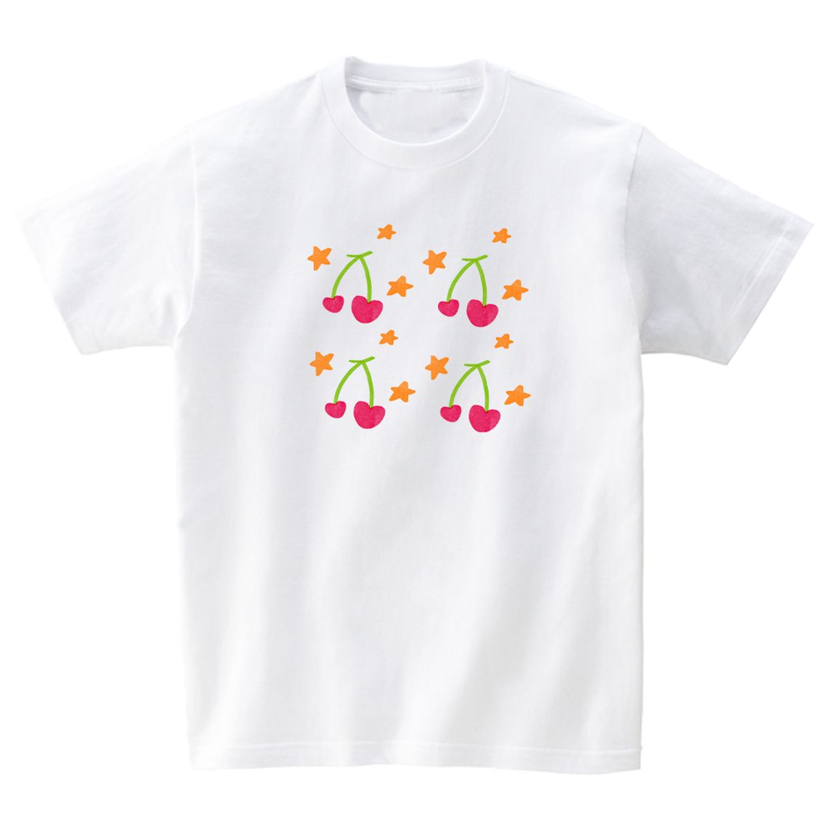 어썸어스(AWESOMEUS) Cherry and stars T-SHIRTS_4COLOR