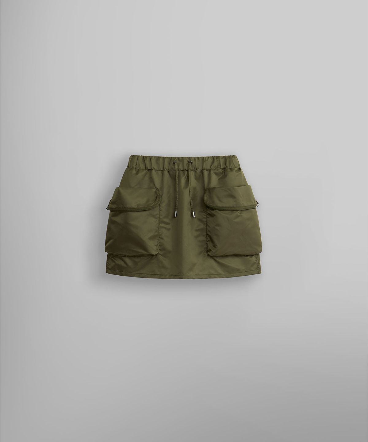 알파 인더스트리(ALPHA INDUSTRIES) 플라이트 나일론 미니 스커트 0G-107 그린