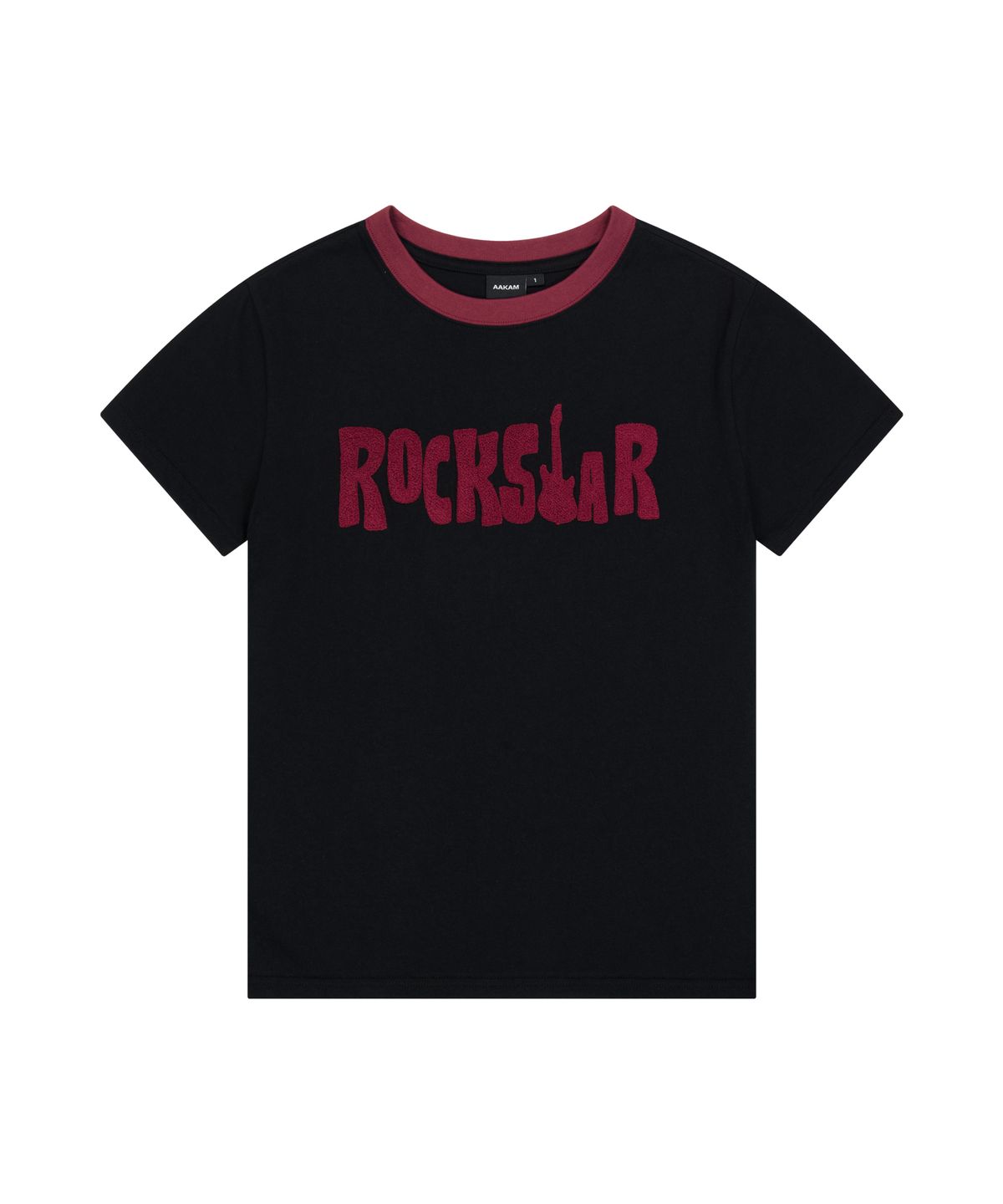 아캄(AAKAM) ROCKSTAR Boucle Half Top (Black)