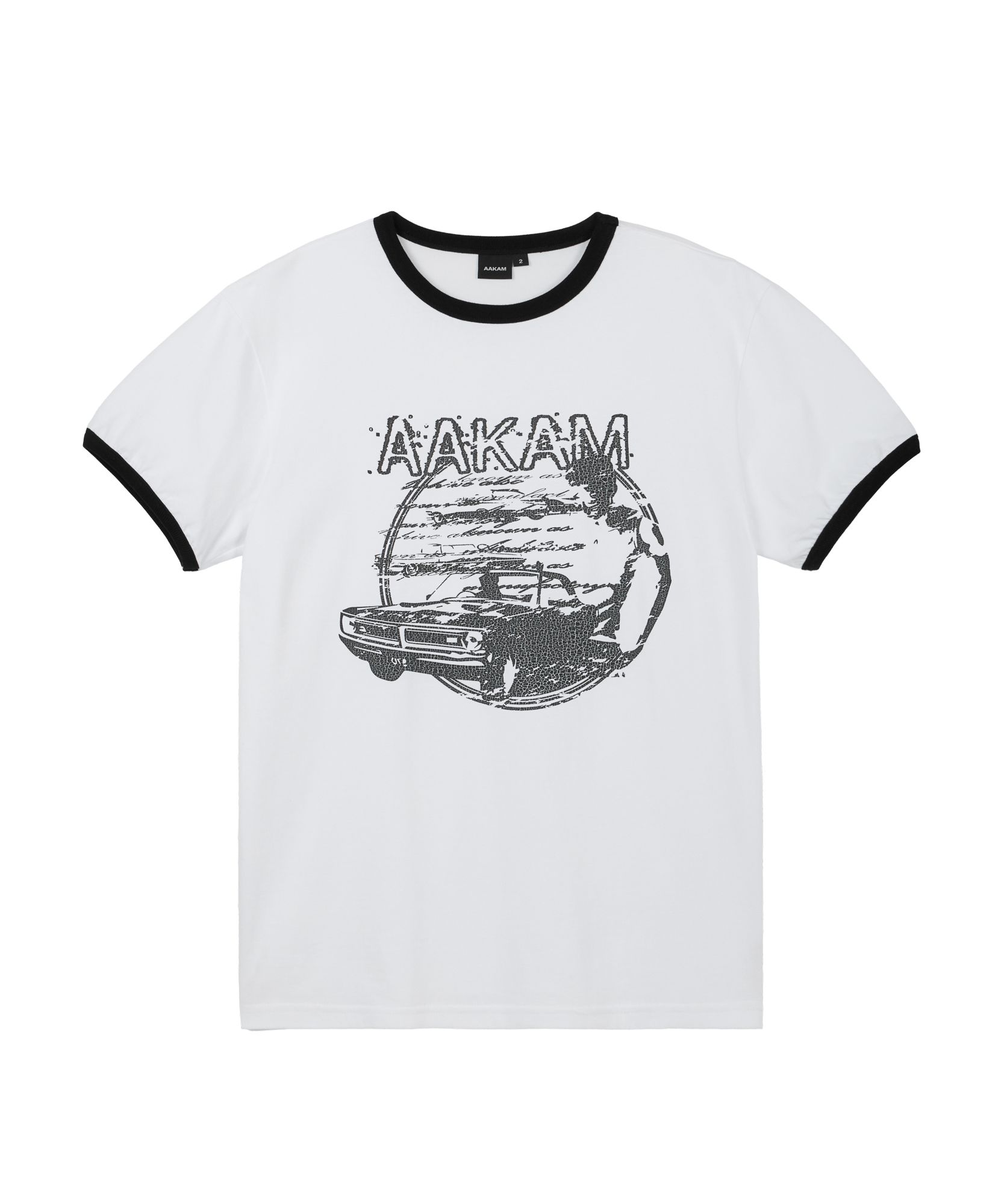 AAKAM ■ Cracked Sun Ringer Top MUSINSA | AAKAM Cracked Sun Ringer Top (Dark Gray)