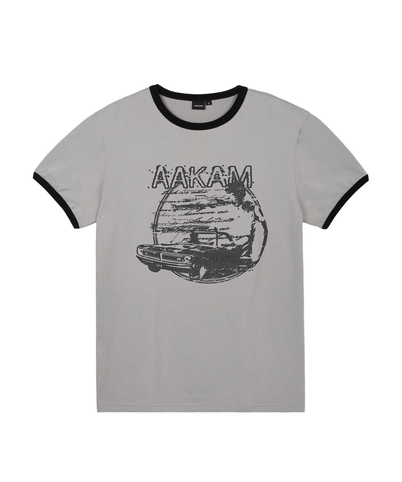 AAKAM ■ Cracked Sun Ringer Top MUSINSA | AAKAM Cracked Sun Ringer Top (Dark Gray)