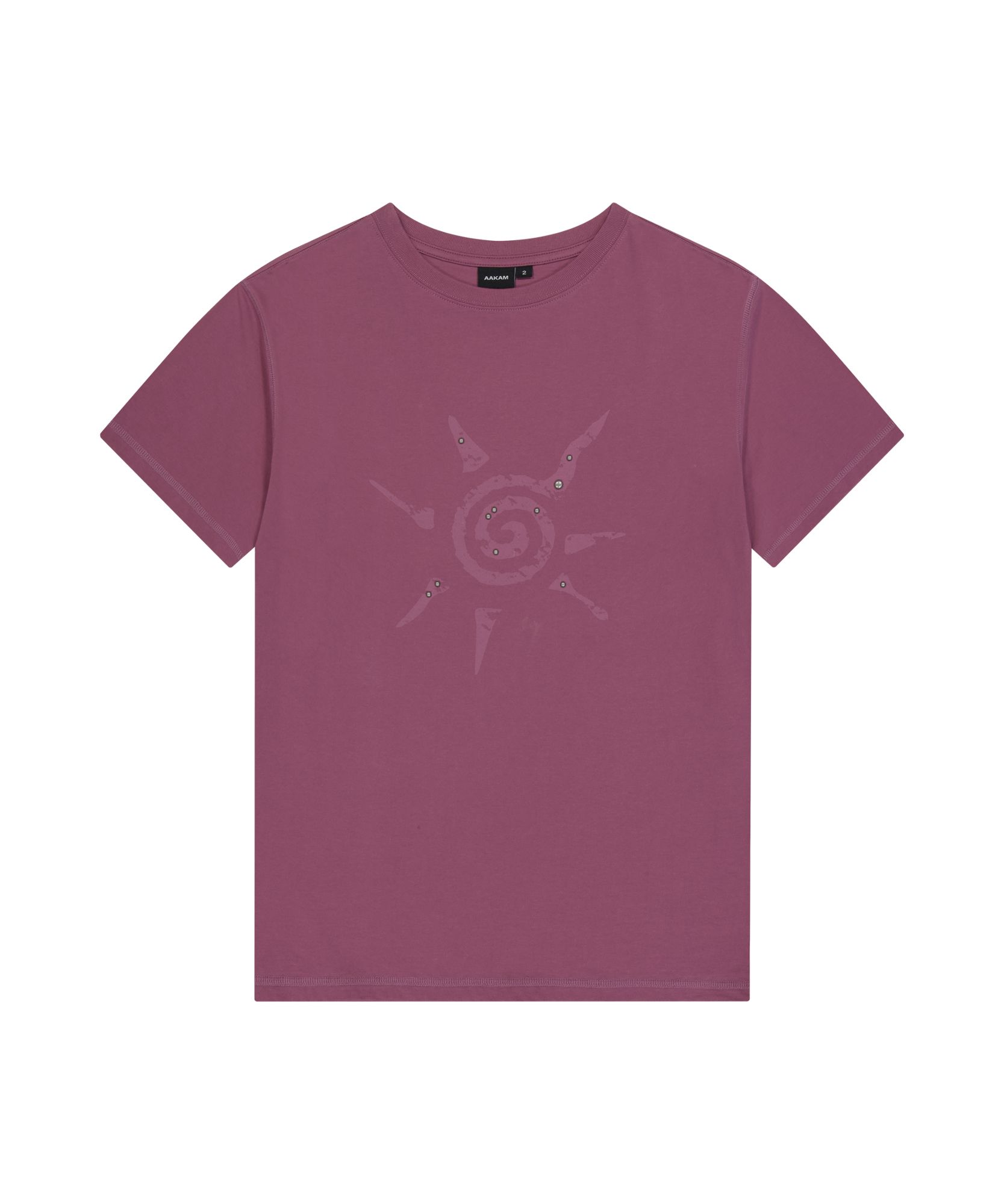 ●AAKAM● Cracked Sun Half Top MUSINSA | AAKAM Studded Sun Half Top (Dark Gray)