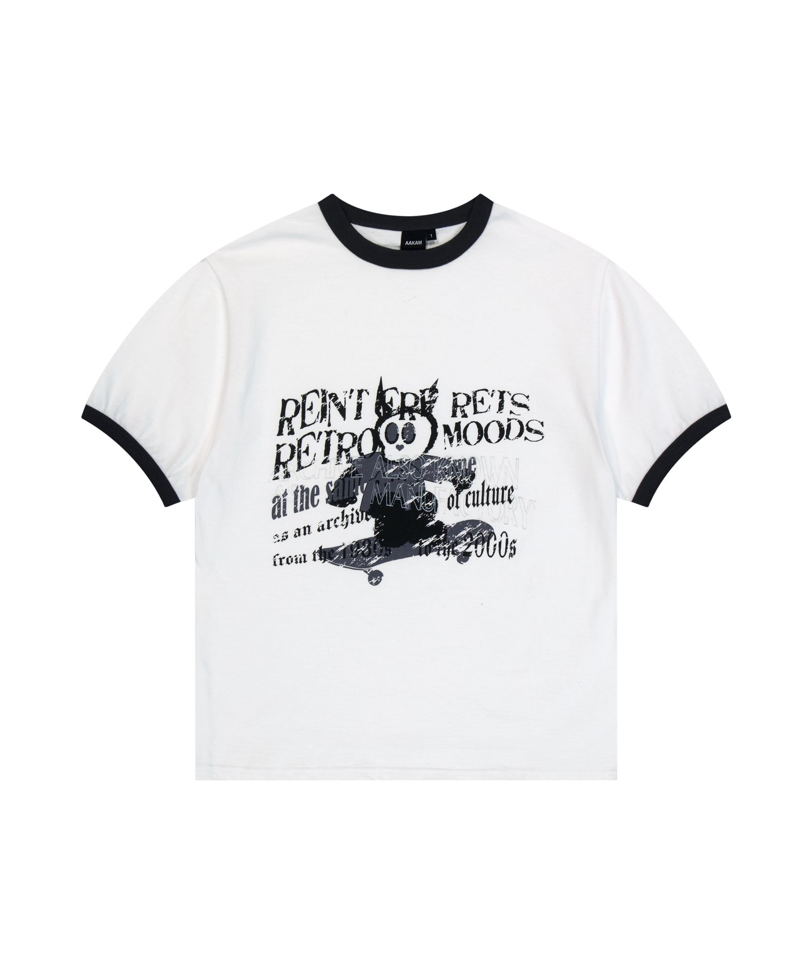 AAKAM ■ Cracked Sun Ringer Top MUSINSA | AAKAM Cracked Sun Ringer Top (Dark Gray)
