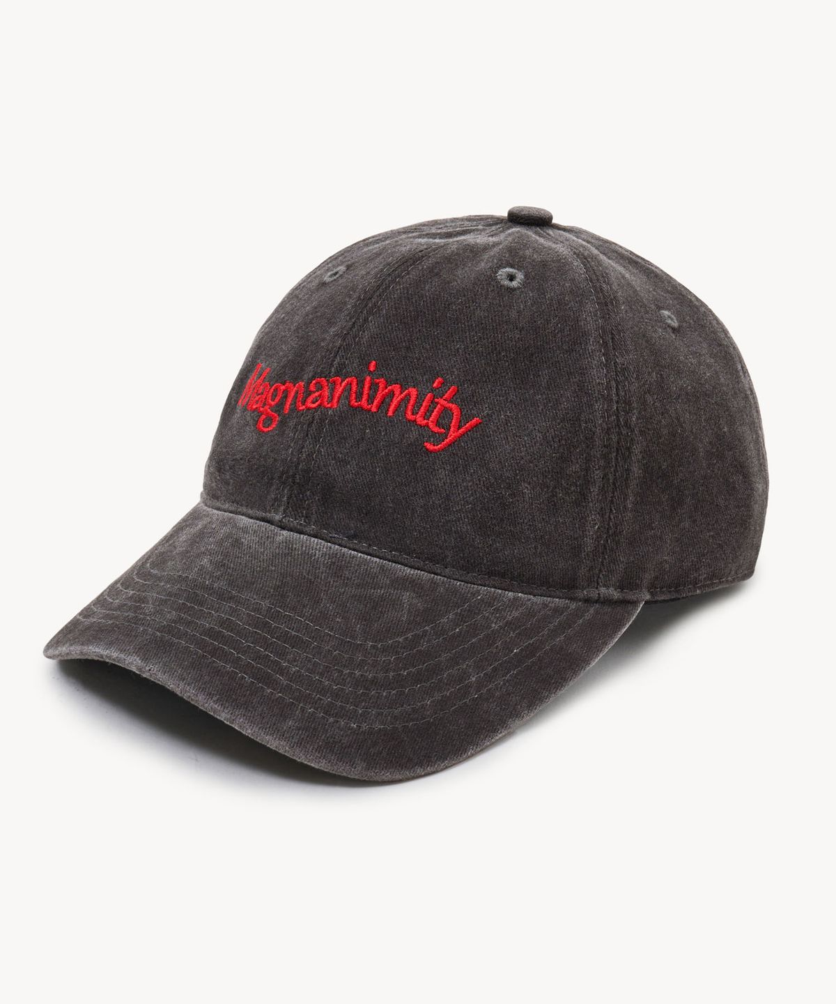 레이디 볼륨(LADY VOLUME) Magnanimity 스톤 워시드 볼캡 (BLACK)