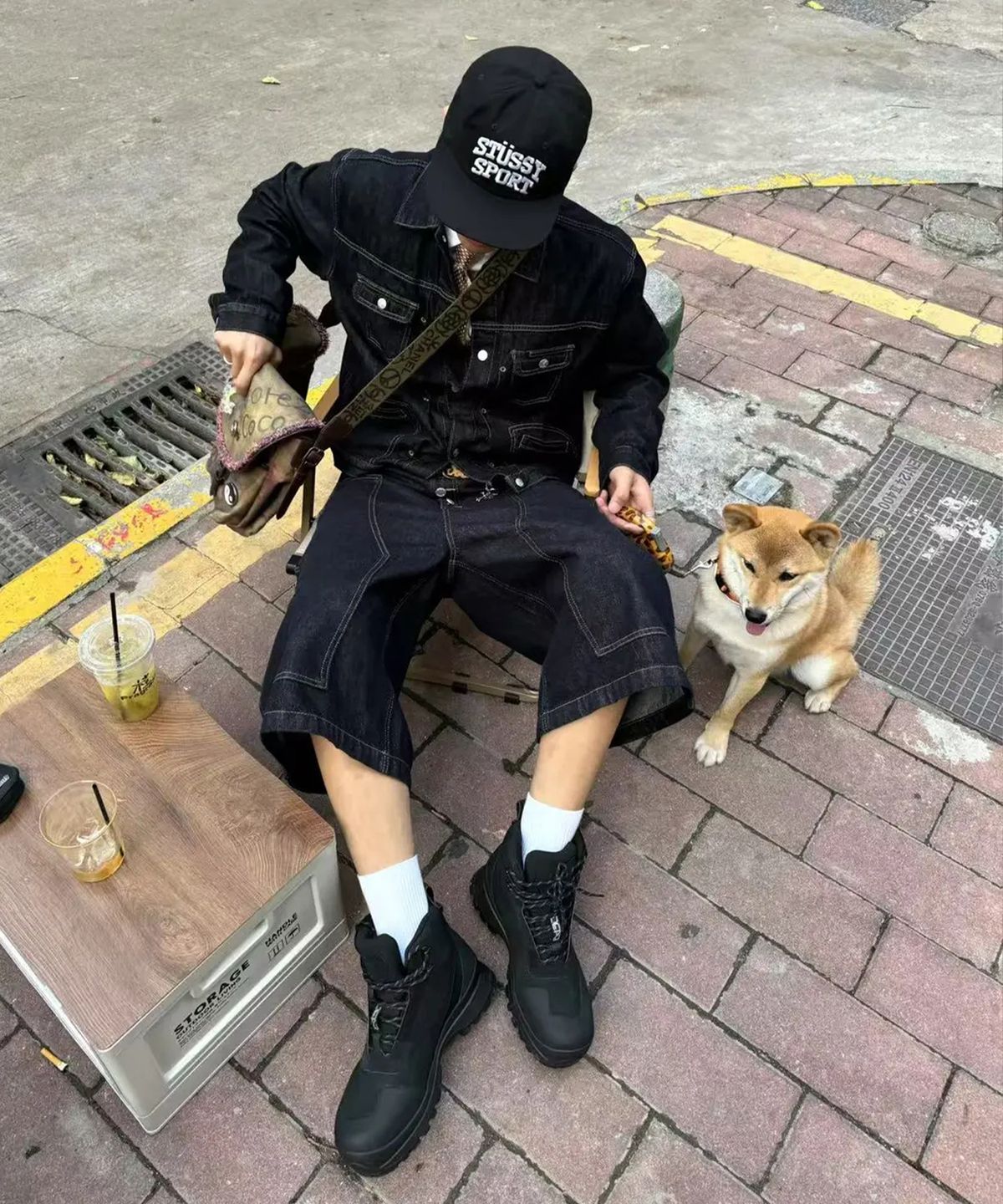 스팁(STEEPC) Lazy 인디고 버뮤다 진