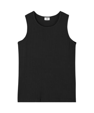 에센셜 코튼 슬리브리스 - 블랙