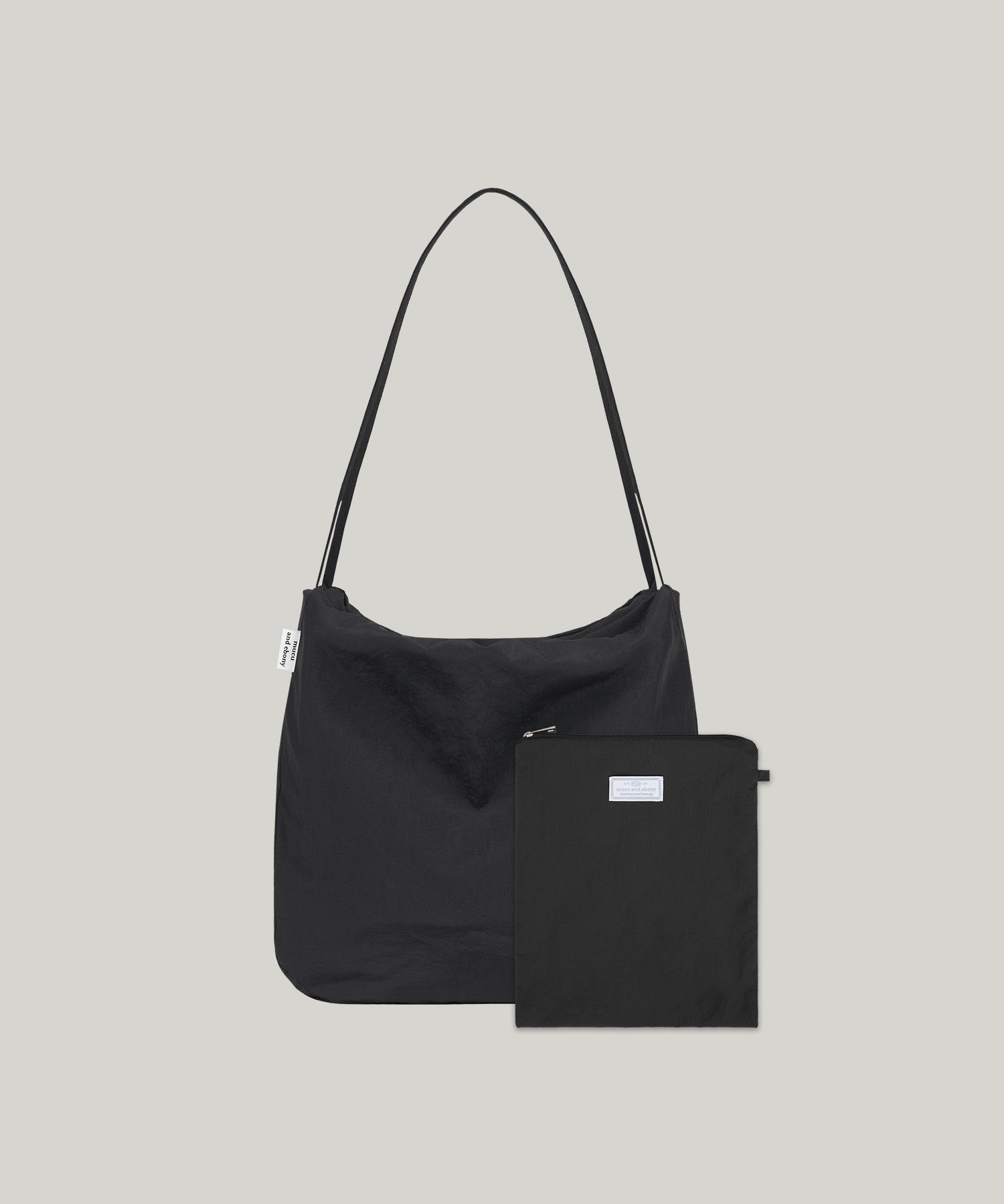 ★mucu and ebony★ More Mellow Bag (Pouch SET) _ Blue MUSINSA | MUCU AND EBONY More Mellow Bag (Pouch SET) More