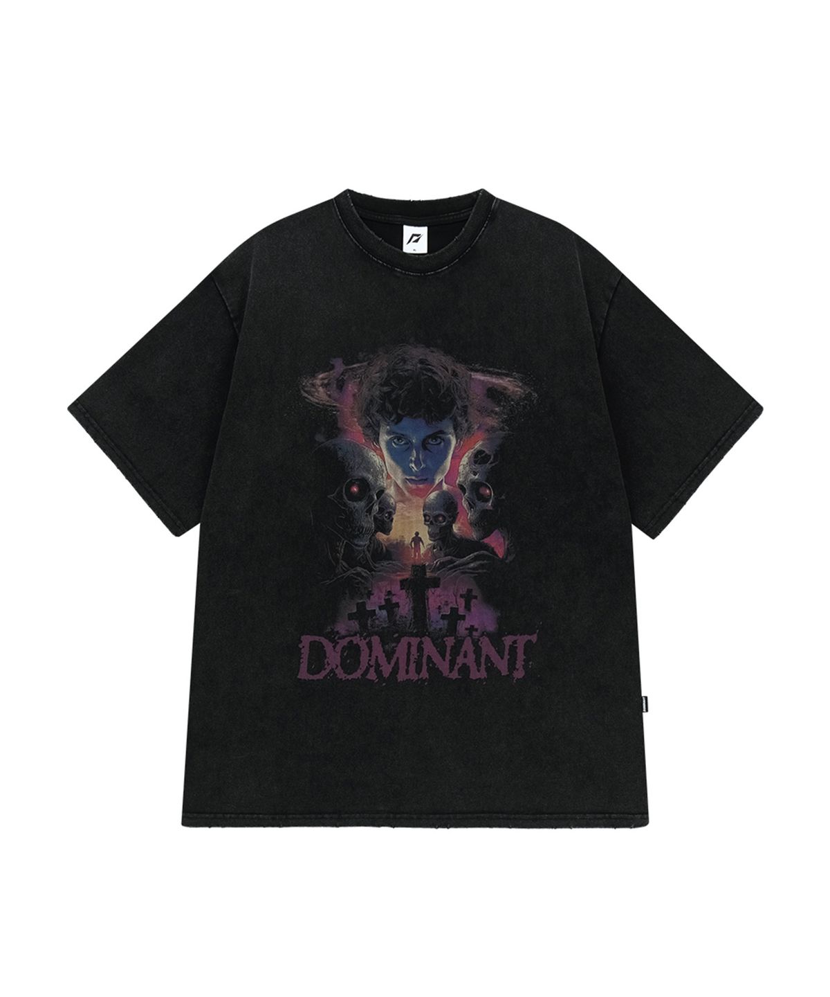 도미넌트(DOMINANT) Vintage Washing T-Shirt (Alien)
