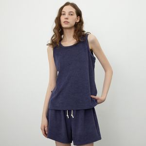 반디 테리 여성  나시 잠옷세트 네이비