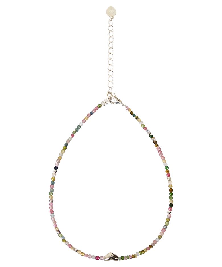 러브 젬스톤 발찌 (Gemstone + 925 Silver)