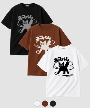 네코 팜 로고 오버핏 티셔츠 3COLOR
