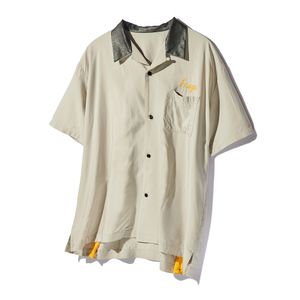 50s 유니폼 오버핏 셔츠 - 그레이