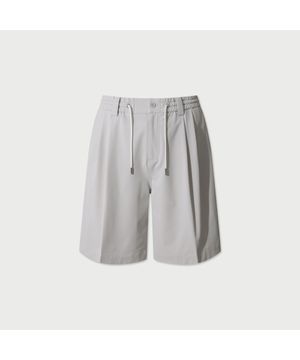 Cendre 경량 스트레쳐블 투턱 밴딩 쇼츠_IQPOM25707IVX