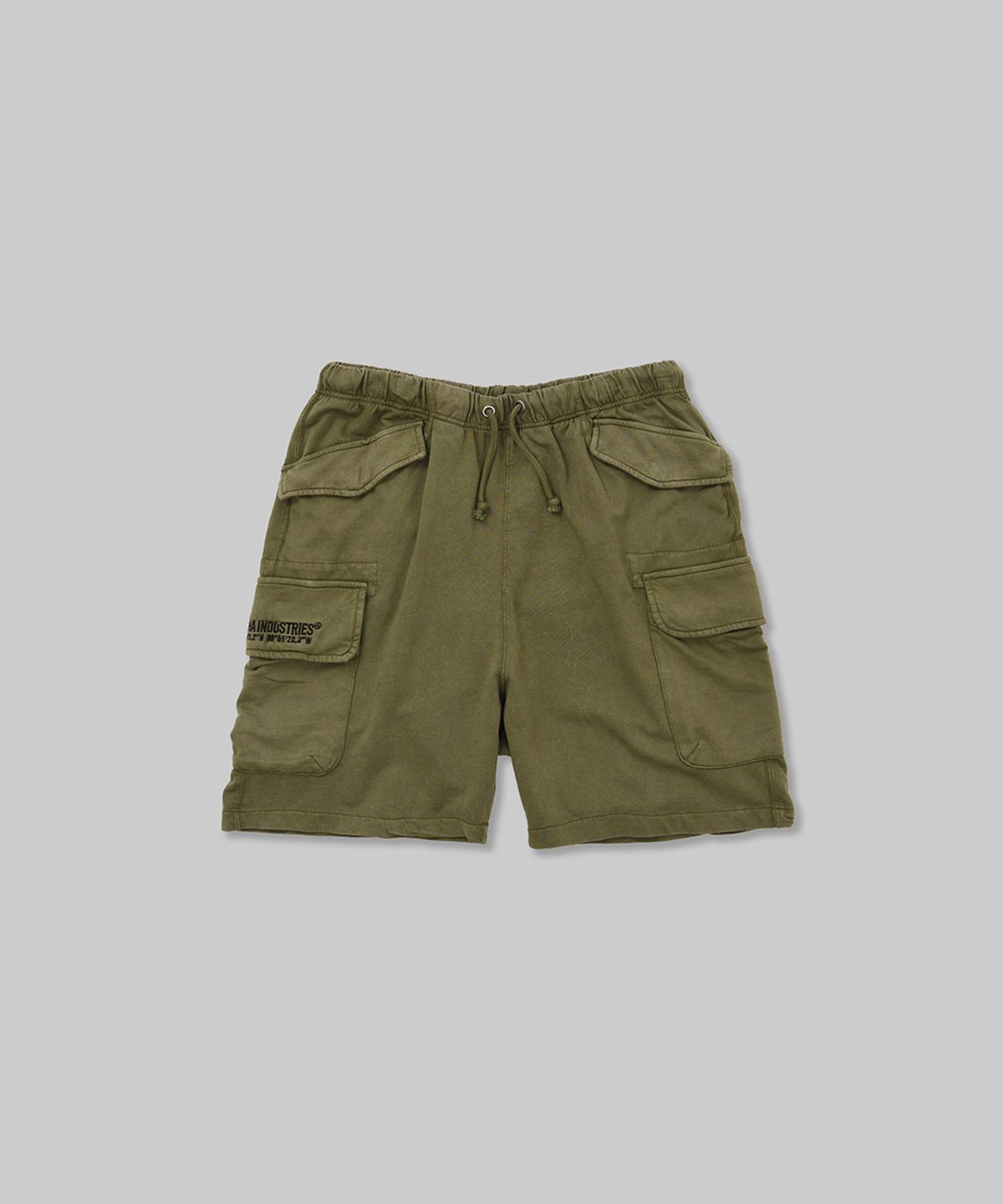 알파 인더스트리(ALPHA INDUSTRIES) 테리 다이드 쇼츠 올리브