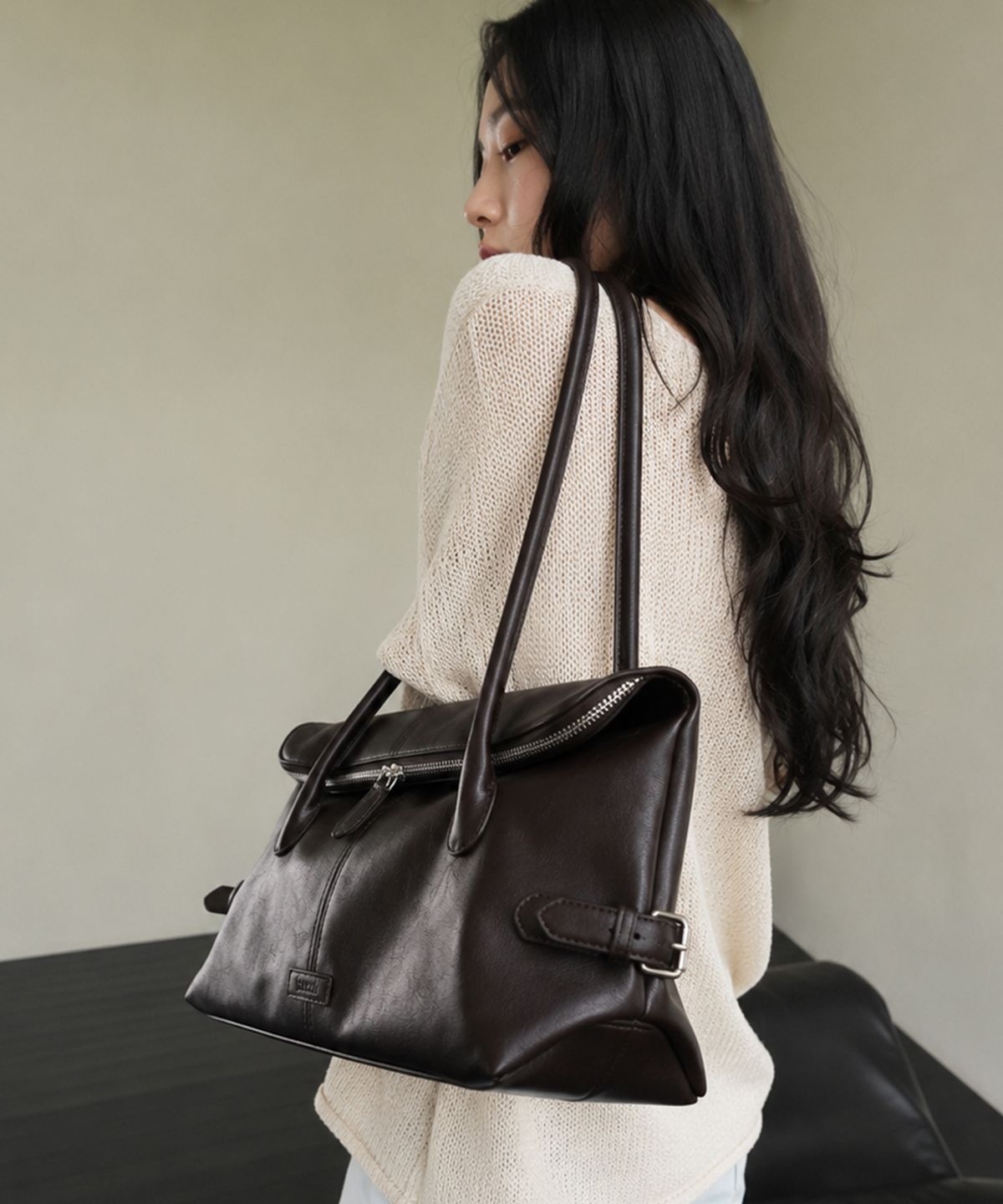데누(DENU) Marmeldi Bag [Deep Brown] - Belt