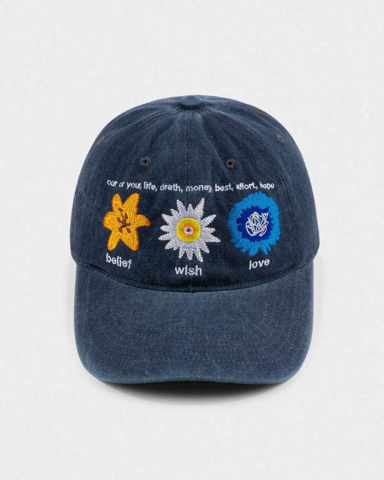 NATIVITY MM CAP STONE WASHING (NAVY)