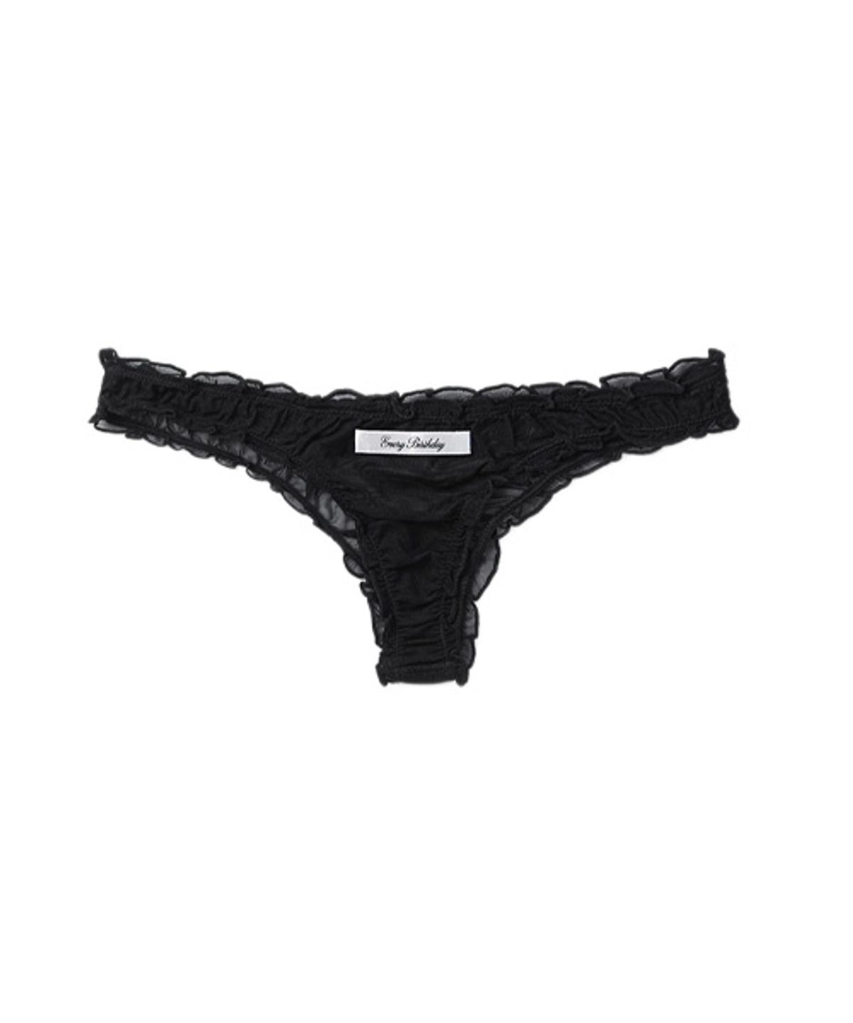 에브리벌스데이(EVERYBIRTHDAY) Angelic Lace Briefs Black