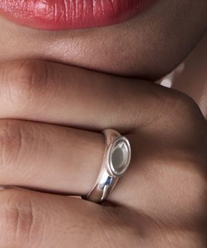 중묵 오벌 반지