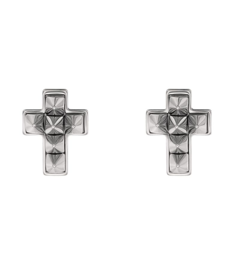 Cross stud pierce earring