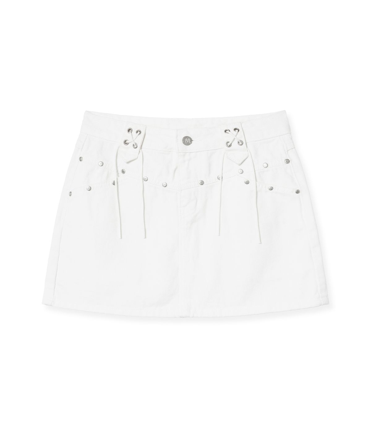 미드나잇 무브(MIDNIGHT MOVE) belt skirt (white)