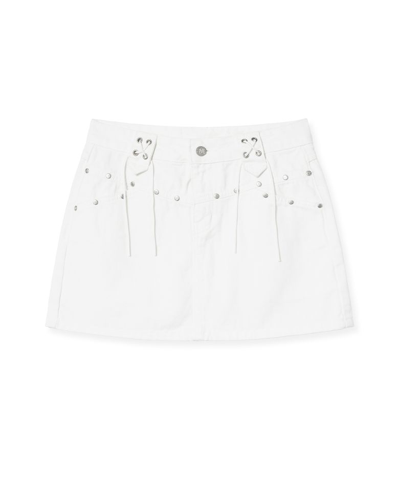 belt skirt (white)