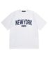 뉴욕 올드스쿨 티셔츠NV_화이트20수 오버핏