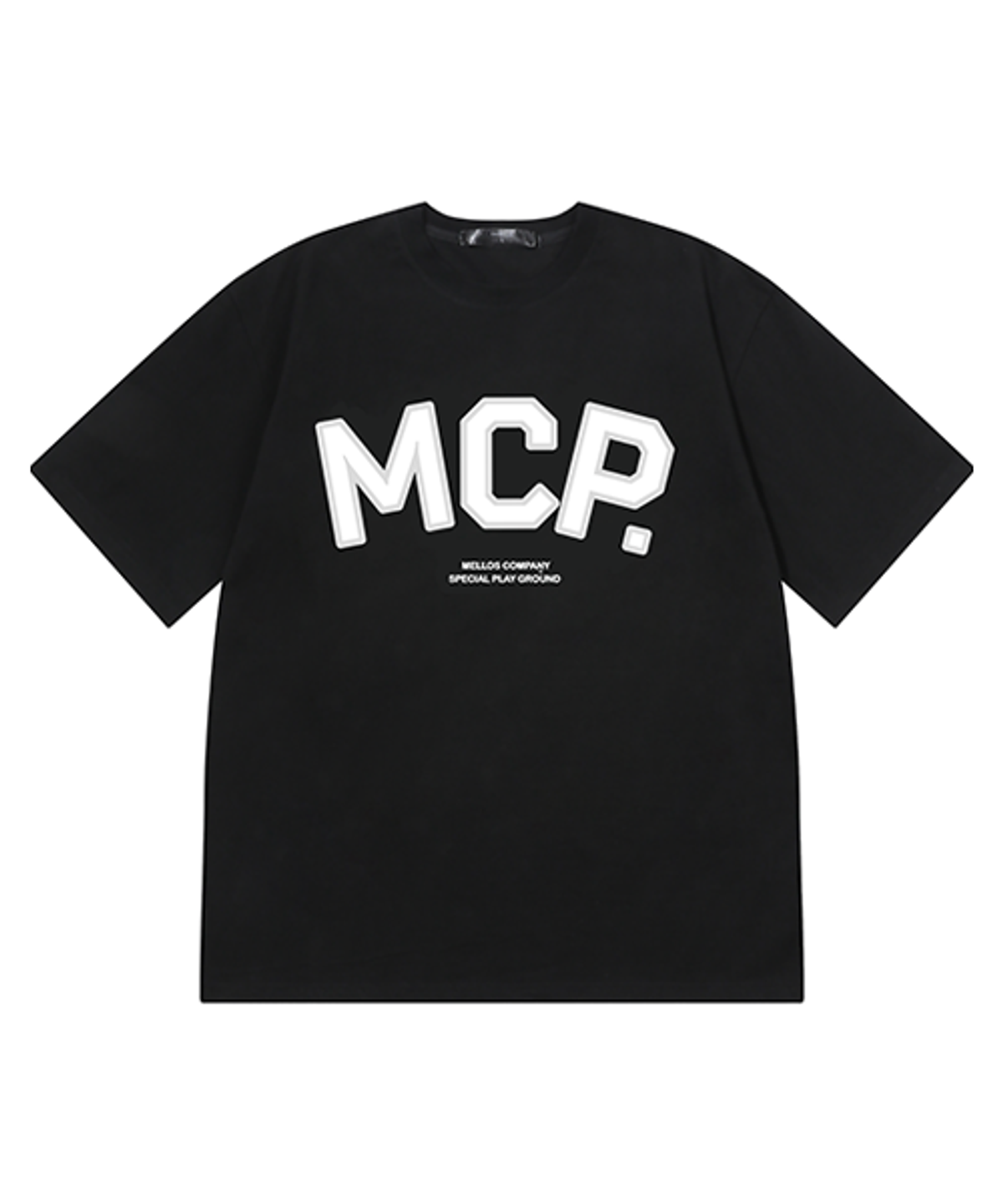 크리스첼로(CRISCELO) MCP 아치 로고_블랙20수 오버핏