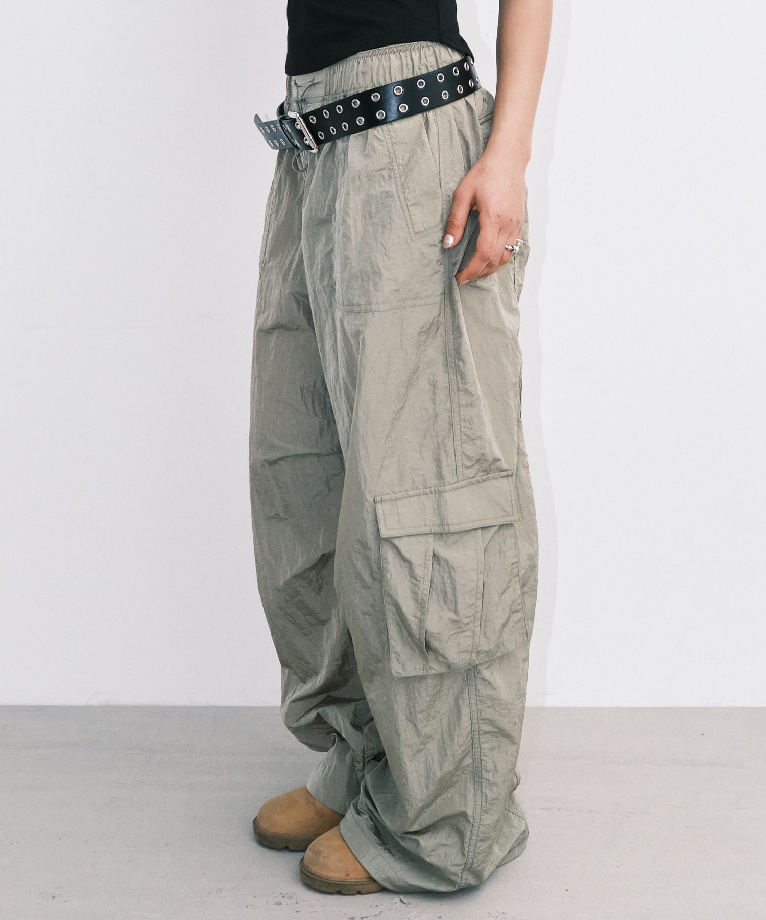 MUSINSA | MIDNIGHT MOVE sh cargo pants (khaki)