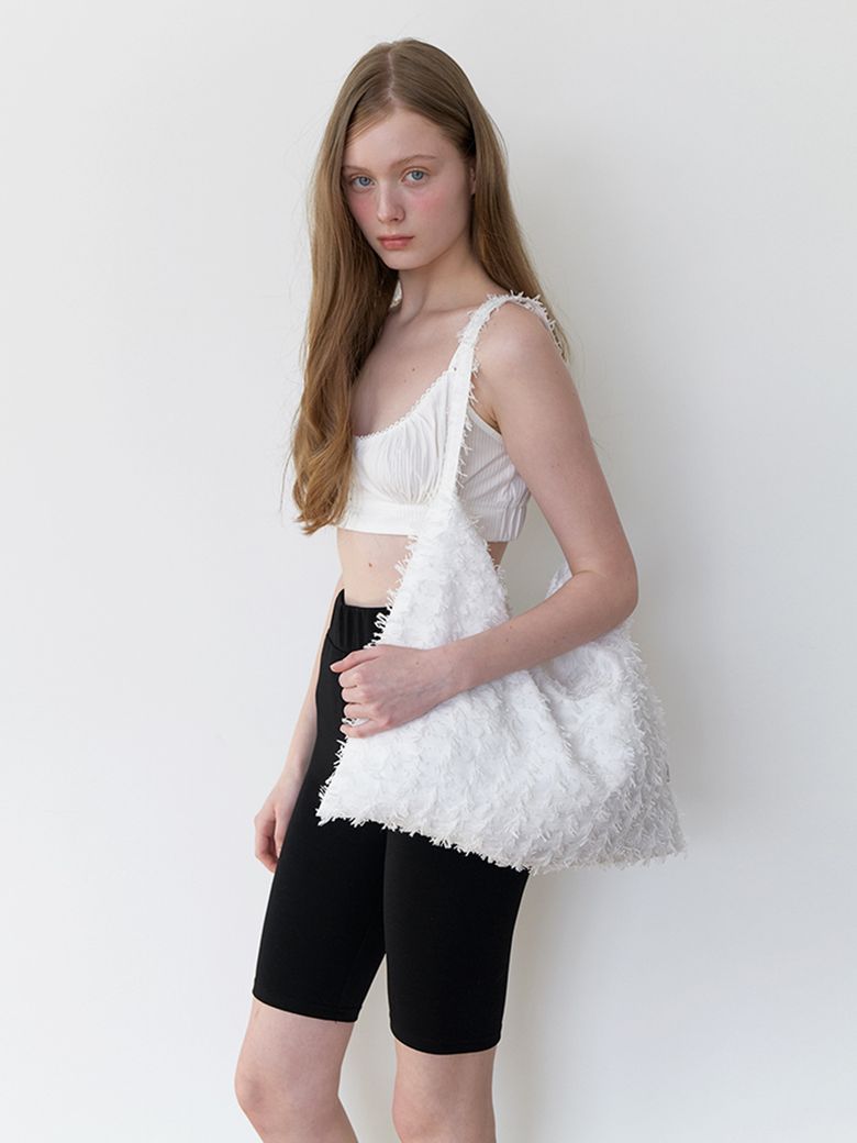 fringe huggy bag