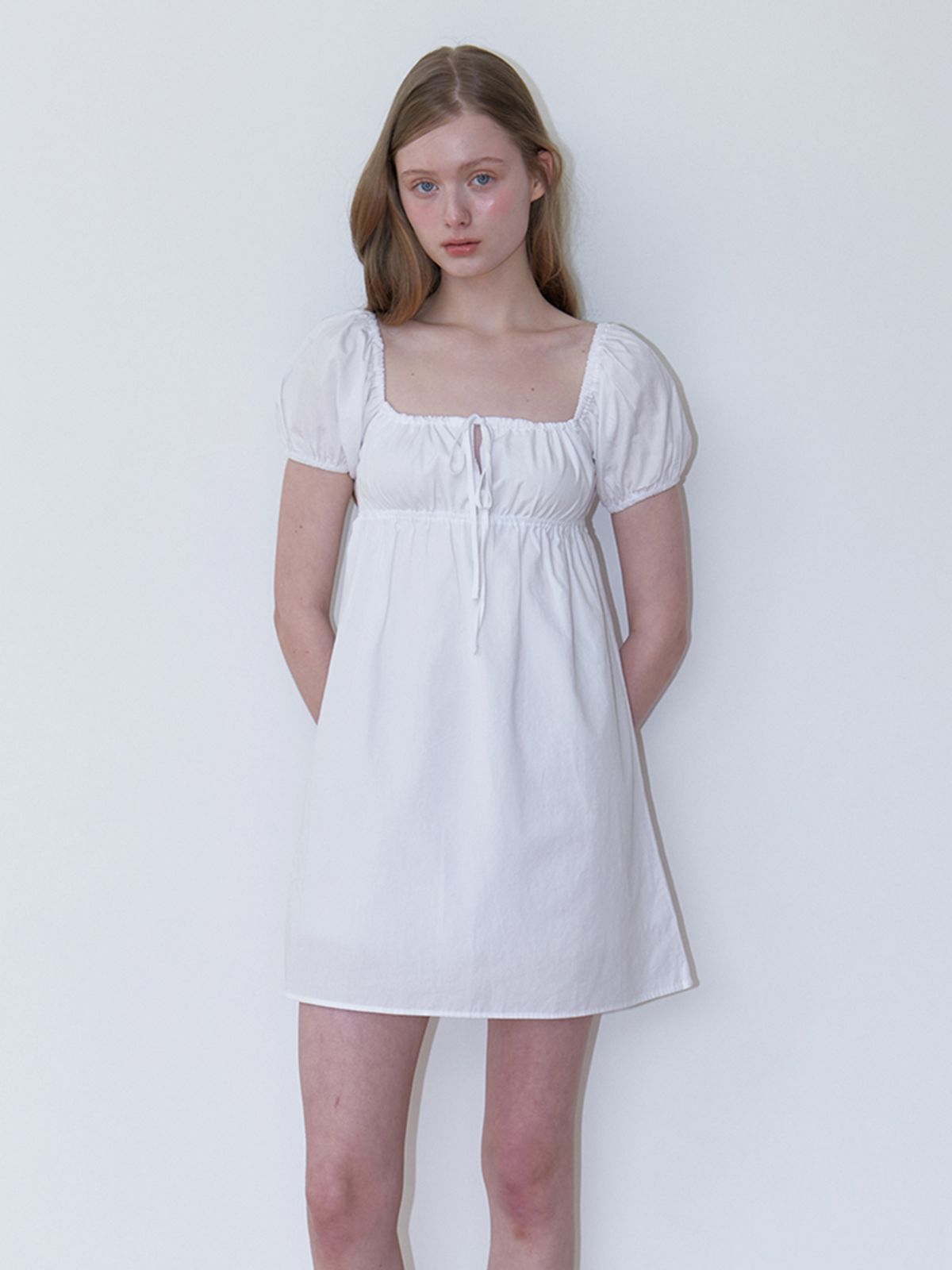 카인더베이비(KINDABABY) baby belle mini dress - white