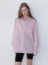 classic logo stripe shirts - pink